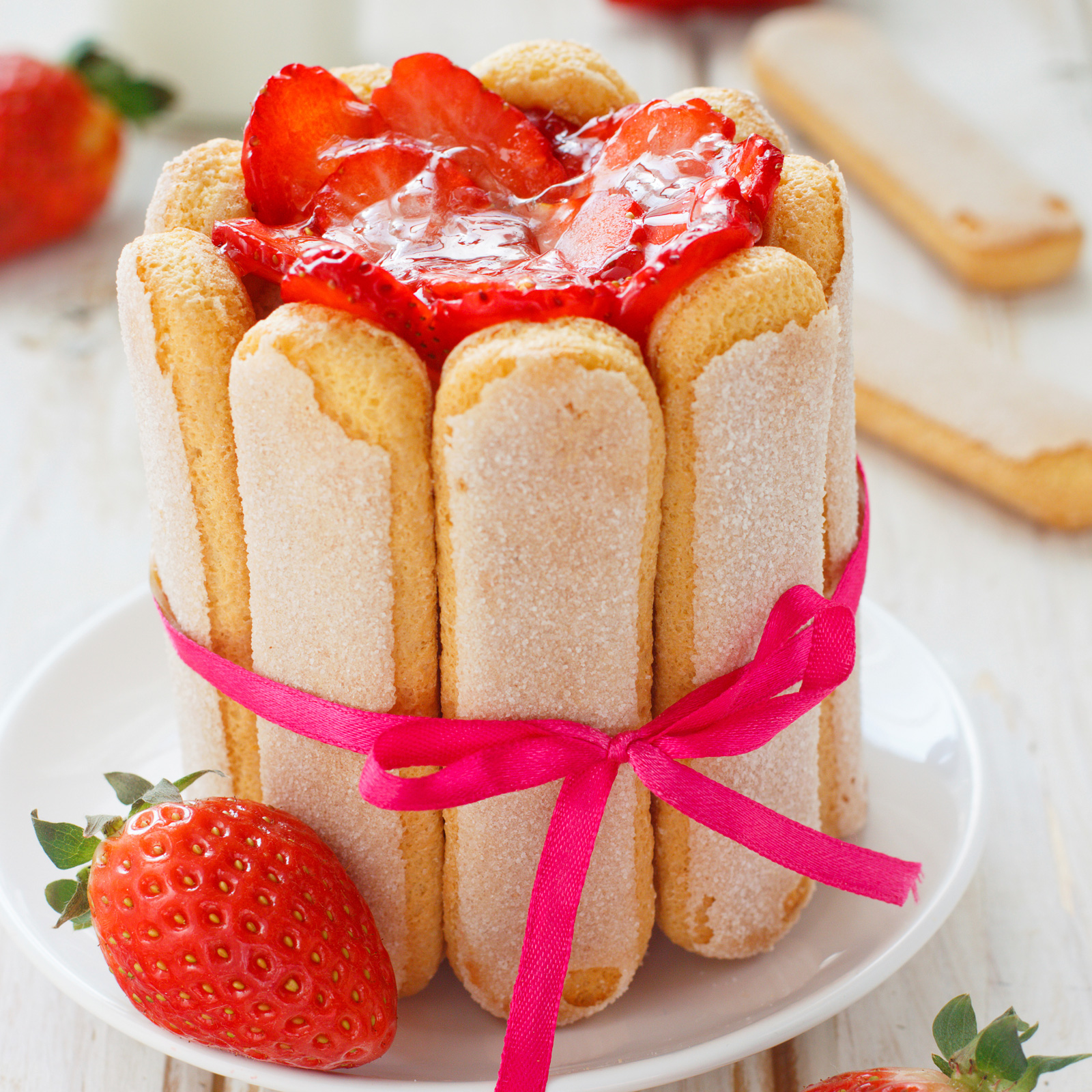 charlotte aux fraises