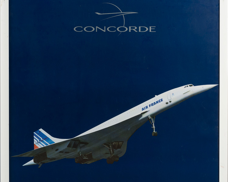 Concord air france concorde cendrier bleu. 