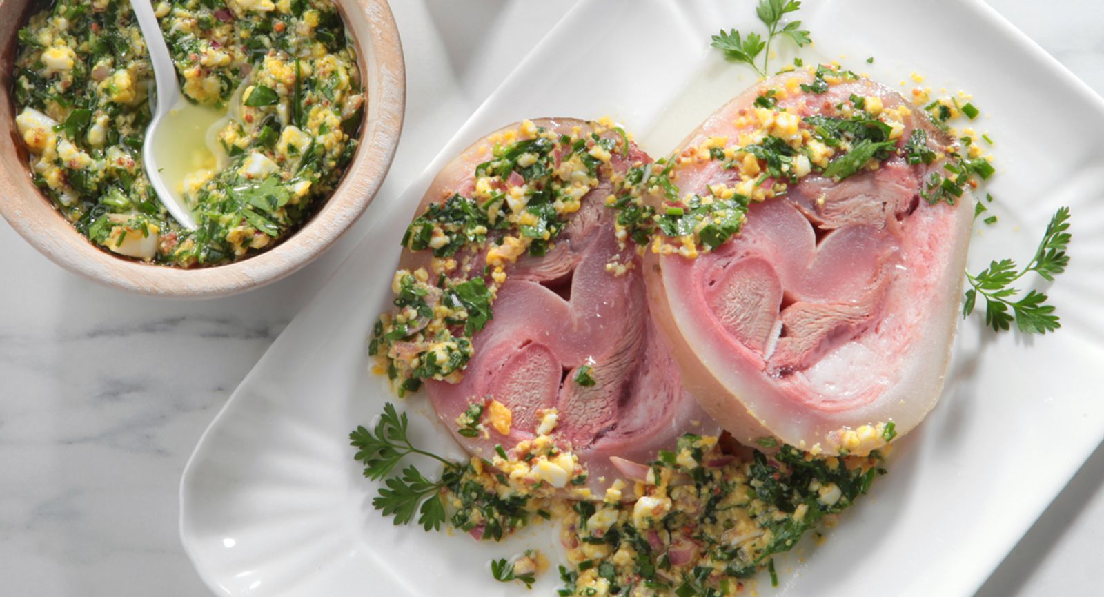 Tete De Veau Sauce Gribiche Cyril Lignac Nos recettes de sauces pour accompagner la viande - Femme Actuelle