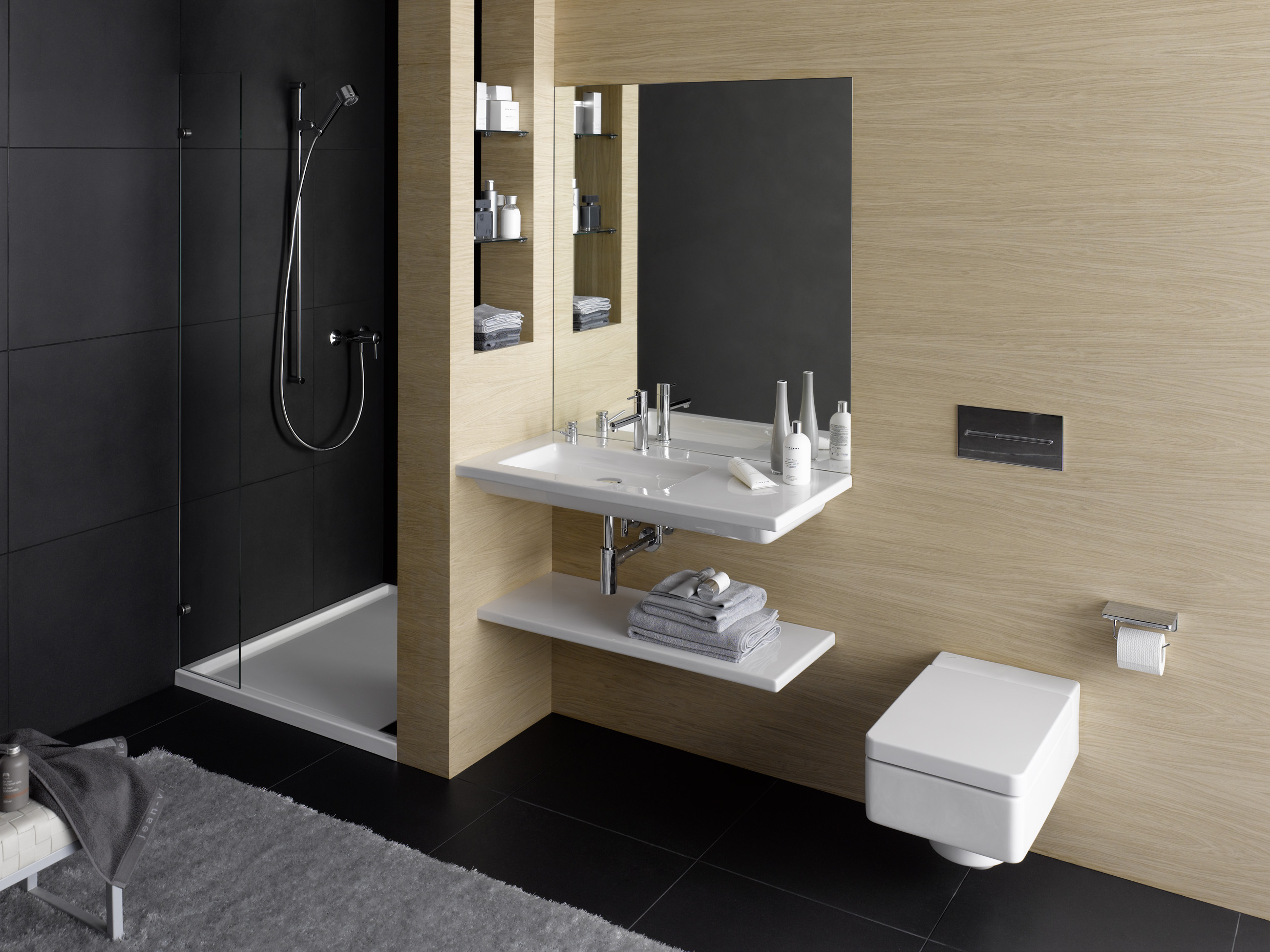 8 porte-serviettes ultra déco pour une jolie salle de bains  Salle de bain  en bambou, Meuble de salle de bain, Leroymerlin salle de bain
