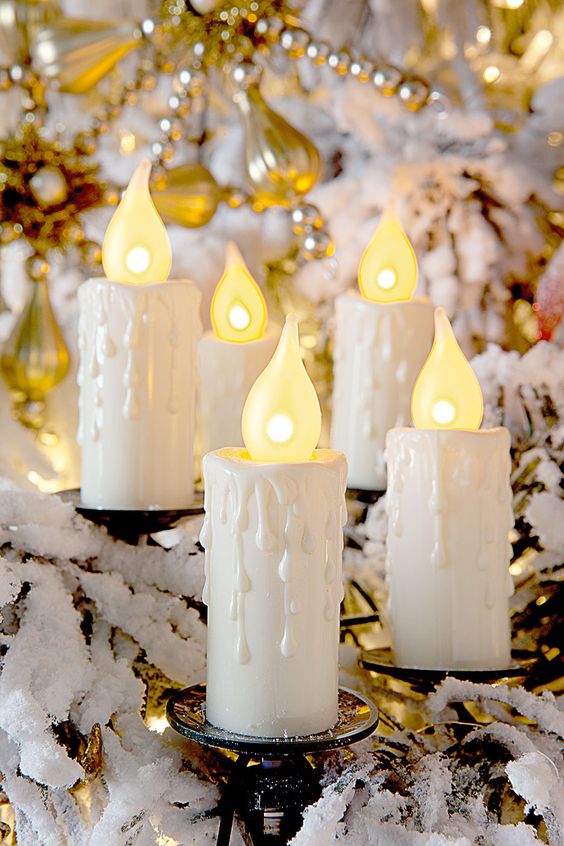 Comment utiliser les bougies LED dans ma déco de mariage ? 30 idées  repérées sur Pinterest : Femme Actuelle Le MAG