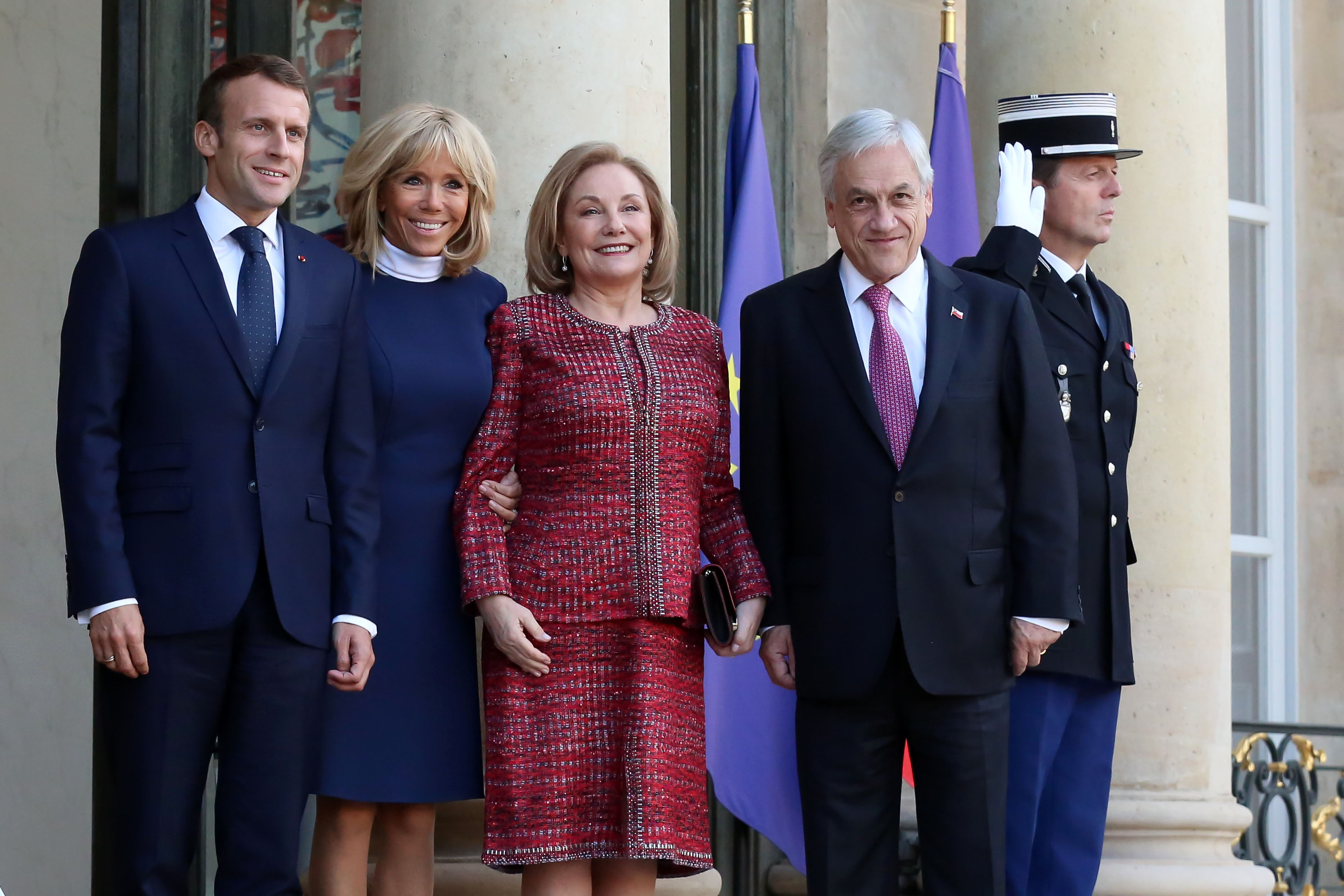 PHOTOS. Quand Brigitte Macron recycle son manteau Louis Vuitton