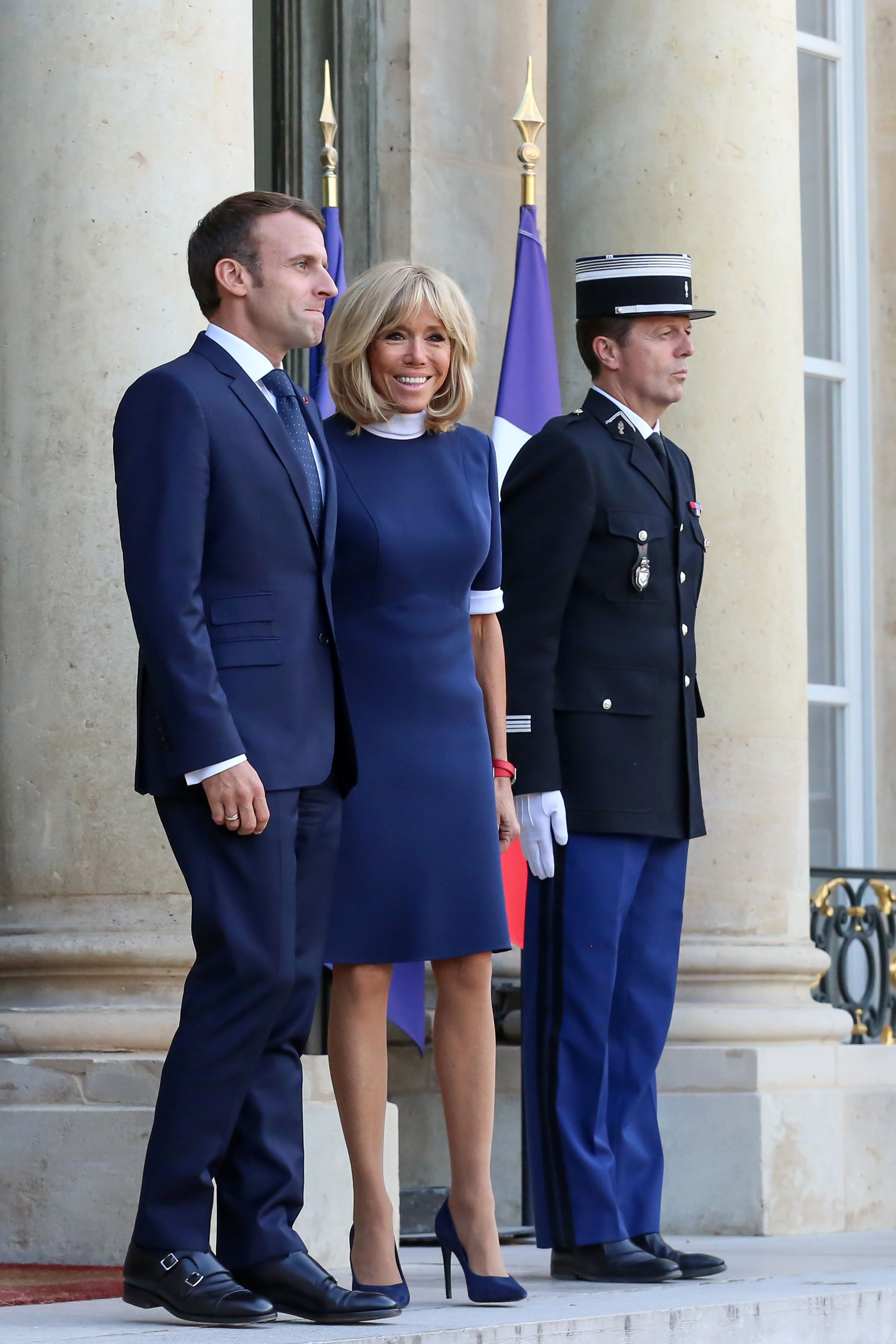 PHOTOS. Quand Brigitte Macron recycle son manteau Louis Vuitton