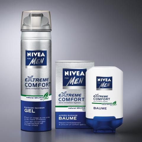 Rasage douceur avec Extreme Comfort de Nivea