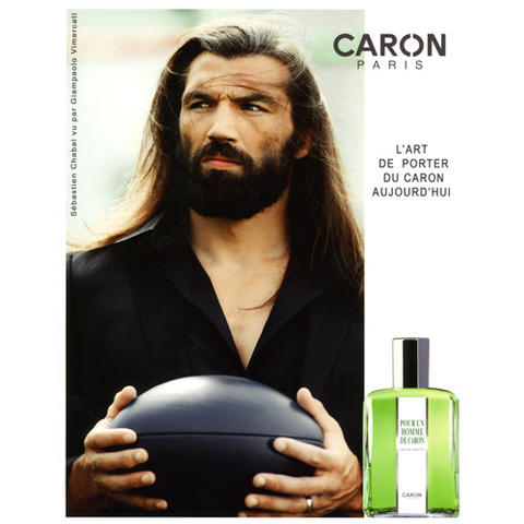 Sébastien Chabal, le nouvel homme Caron