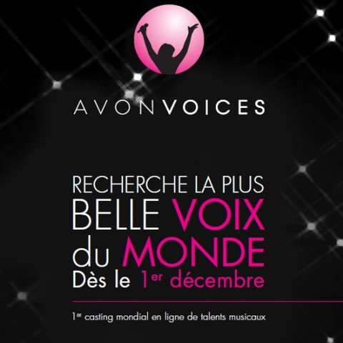 Avon recherche la plus belle voix du monde