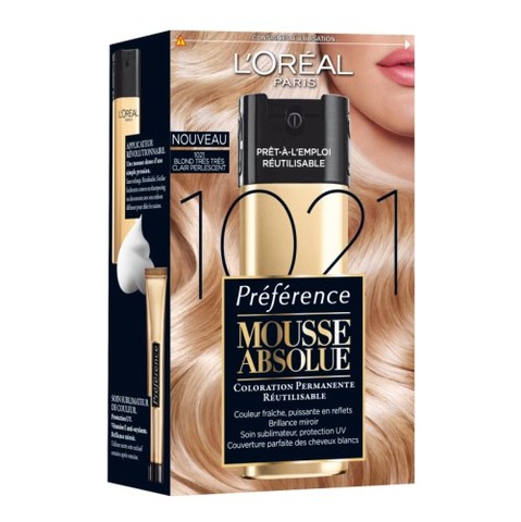 Mousse Absolue, la première coloration automatique de L'Oréal Paris