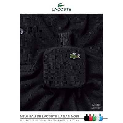 Lacoste fête ses 80 ans avec L'Eau de Lacoste L.12.12 Noir