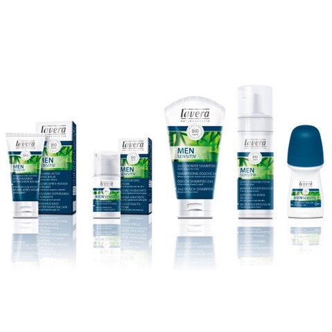 Men Sensitiv, les soins pour peaux sensibles par Lavera