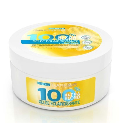 Des cheveux ensoleillés avec 100% Ultra Blond de Garnier