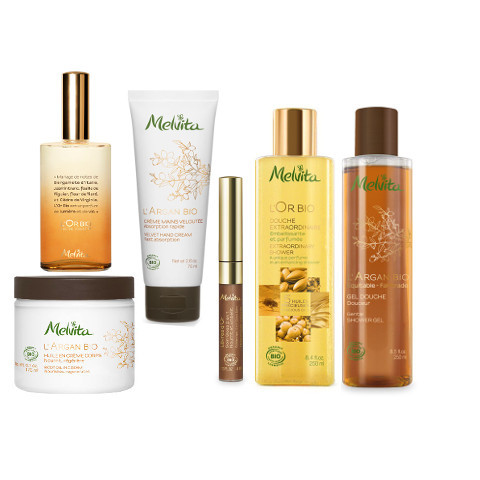 L'or et l'argan bio au rendez-vous chez Melvita