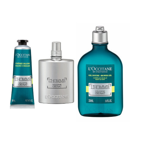 L'Homme Cologne Cédrat arrive chez L'Occitane