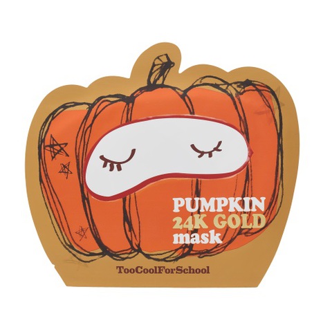On adore... Le Pumpkin 24K Gold Mask de Too Cool For School