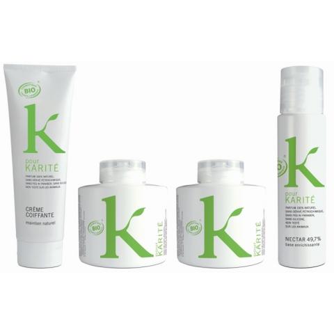 K pour Karité, du bio pour les cheveux