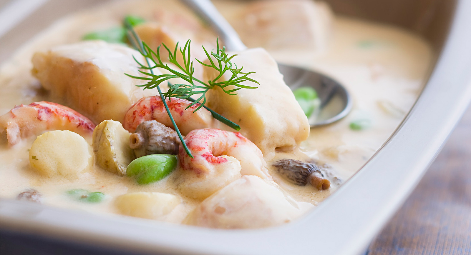 Blanquette De Saint Jacques à L ancienne Nos blanquettes de la mer faciles et créatives (saumon, lotte, Saint-Jacques,  crevettes...) - Cuisine Actuelle