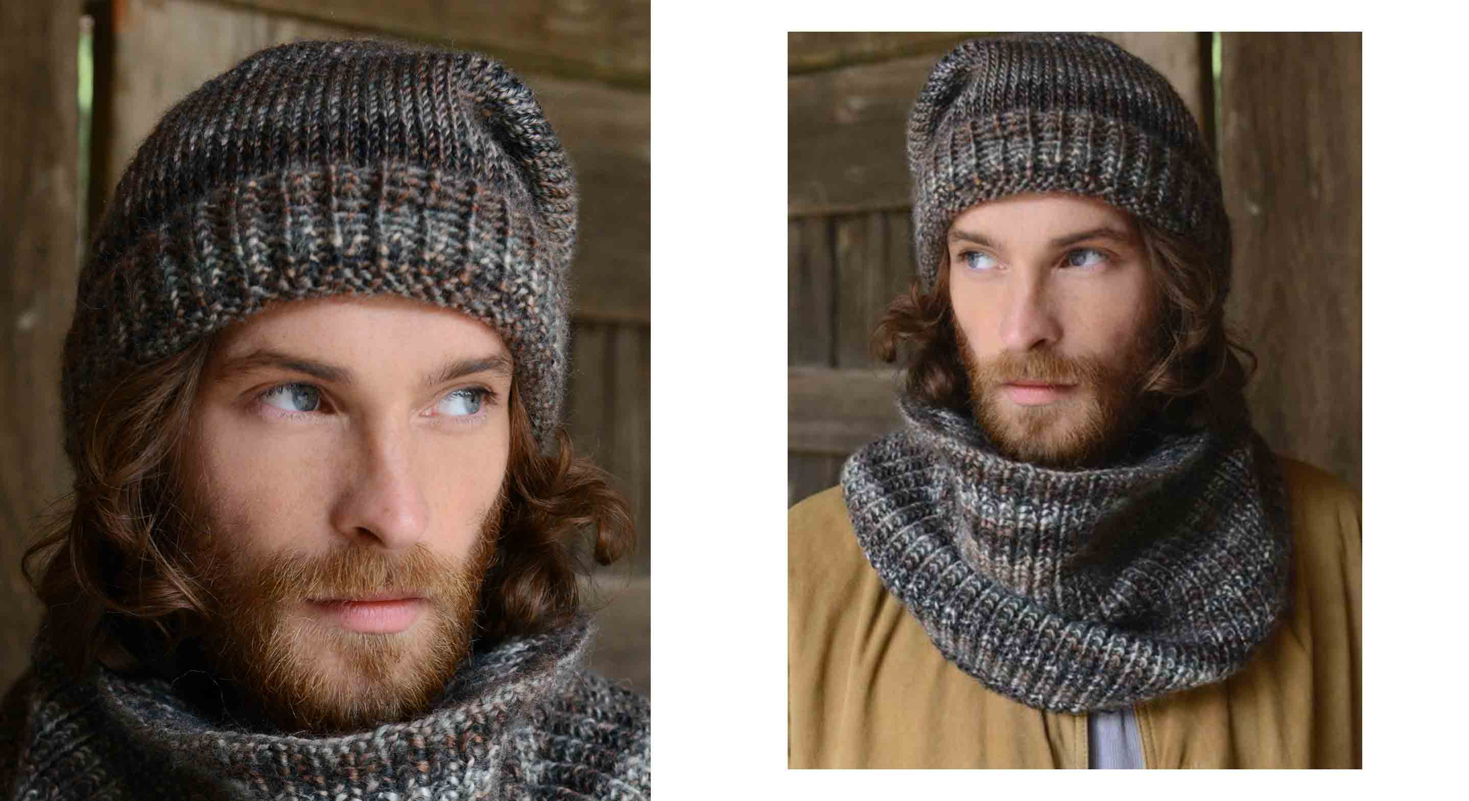 Bonnet tricoté en laine pour homme et femme, écharpe chaude